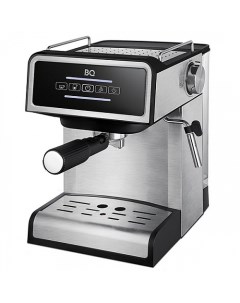 Кофеварка рожковая CM2000 850 Вт кофе молотый 1 6 л капучинатор серебристый черный Bq