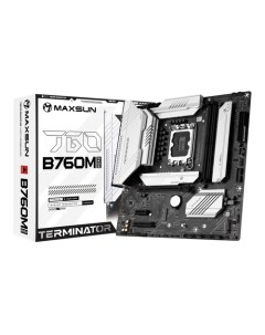 Материнская плата Terminator B760M GKD5 Socket1700 Intel B760 2xDDR5 DIMM PCI Ex16 4SATA3 5 1 ch 2 5 Maxsun