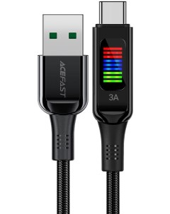 Кабель USB USB Type C 3А 60 Вт 1 2 м черный C7 04 AF C7 04 BK Acefast