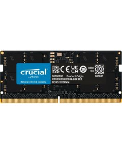 Память DDR5 SODIMM 16Gb 4800MHz CL40 1 1V CB16GS4800 Retail Crucial