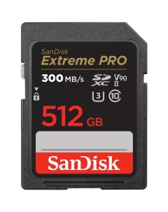 Карта памяти 512Gb SDXC Extreme Pro Class 10 UHS II U3 V90 SDSDXDK 512G GN4IN Sandisk
