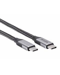 Кабель USB Type C USB Type C быстрая зарядка 100 Вт 1 м черный CU420M 1M CU420M 1M Vcom