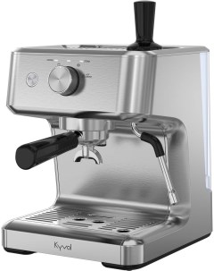 Кофеварка рожковая Espresso Coffee Machine 03 ECM03 1 35 кВт кофе молотый 1 5 л ручной капучинатор д Kyvol