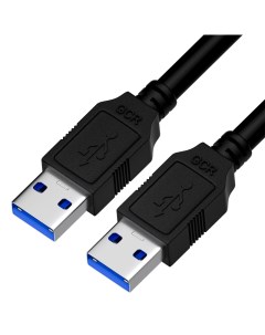 Кабель USB 3 0 Am USB 3 0 Am ферритовый фильтр экранированный 2 м черный GCR 53055 Greenconnect