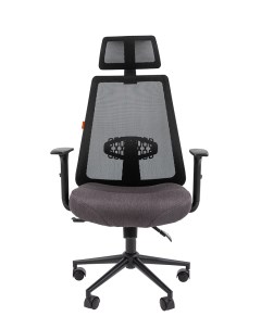 Кресло офисное 535 черный серый 7142312 Chairman