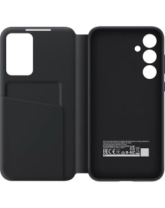 Чехол книжка Smart View Wallet Case для смартфона Galaxy A35 термопластичный полиуретан TPU черный E Samsung