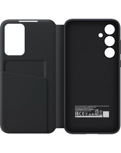 Чехол книжка Smart View Wallet Case для смартфона Galaxy A55 термопластичный полиуретан TPU черный E Samsung