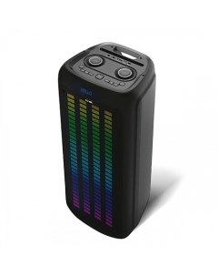 Портативная акустика PBS2010 100 Вт FM AUX USB microSD Bluetooth подсветка черный Bq