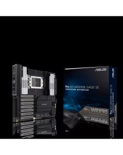 Материнская плата PRO WS WRX90E SAGE SE sTR5 AMD WRX90 8xDDR5 DIMM 7PCI Ex16 4SATA3 7 1 ch GLAN 10GL Asus