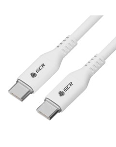 Кабель USB Type C USB Type C экранированный быстрая зарядка 18 Вт 50 см белый GCR UCPD12 GCR 53583 Greenconnect