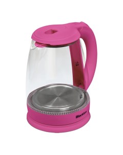 Чайник Bt KT1800G 1 8л 1 5 кВт пластик стекло розовый Blackton