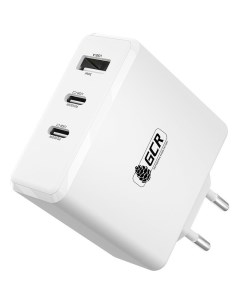 Сетевое зарядное устройство 100 Вт USB EU 2xUSB type C Quick Charge PD белый GCR 54226 Greenconnect