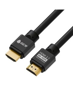 Кабель HDMI 19M HDMI 19M v2 1 4K 8K экранированный 2 м черный GCR 55551 Greenconnect