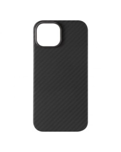 Чехол накладка MagSafe для смартфона Apple iPhone 15 карбон серый УТ000037389 Red line