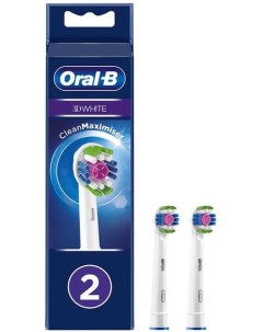 Набор насадок 3D White CleanMaximiser для белый 2 шт 4210201317159 Oral-b