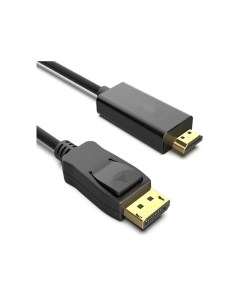 Кабель DisplayPort 20M HDMI 19M экранированный 3 м черный KS 744 3 KS 744 3 Ks-is