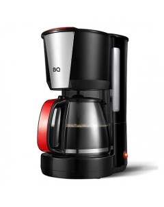 Кофеварка капельная CM1008 1 кВт кофе молотый 1 25 л черный красный Bq