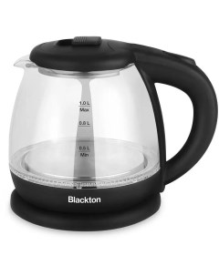 Чайник Bt KT1802G 1л 1 5 кВт пластик стекло черный Blackton