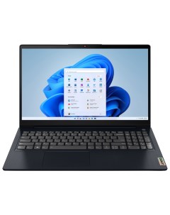 Ноутбук IdeaPad 3 15ABA7 15 6 1920x1080 AMD Ryzen 3 5425U 2 7 ГГц 8Gb RAM 256Gb SSD W11Pro темно син Lenovo