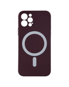 Чехол накладка MagSafe для смартфона Apple iPhone 12 Pro TPU коричневый Barn&hollis