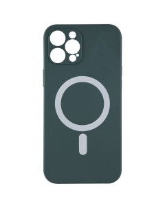 Чехол накладка MagSafe для смартфона Apple iPhone 12 Pro Max TPU зеленый Barn&hollis