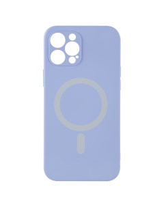 Чехол накладка MagSafe для смартфона Apple iPhone 12 Pro Max TPU фиолетовый Barn&hollis