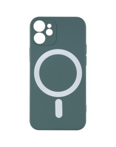 Чехол накладка MagSafe для смартфона Apple iPhone 12 mini TPU зеленый Barn&hollis