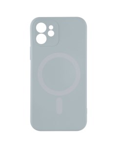 Чехол накладка MagSafe для смартфона Apple iPhone 12 TPU серый Barn&hollis