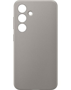 Чехол накладка Vegan Leather Case для смартфона Galaxy S24 искусственная кожа светло коричневый GP F Samsung