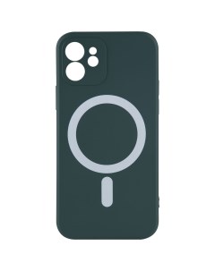 Чехол накладка MagSafe для смартфона Apple iPhone 12 TPU зеленый Barn&hollis