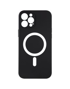 Чехол накладка MagSafe для смартфона Apple iPhone 12 Pro Max TPU черный Barn&hollis