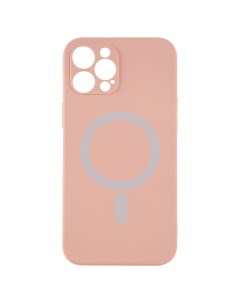 Чехол накладка MagSafe для смартфона Apple iPhone 12 Pro Max TPU персиковый Barn&hollis