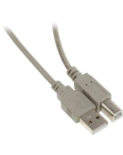 Кабель USB 2 0 Am USB 2 0 Bm 1 8 м серый 218998 Behpex