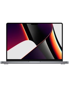 Ноутбук MacBook Pro 16 2 3456x2234 M1 Pro 16Gb RAM 512Gb SSD MacOS серый космос MK183_RUSG Apple