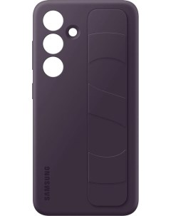 Чехол накладка Standing Grip Case для смартфона Galaxy S24 силикон темно фиолетовый EF GS926CEEGRU Samsung