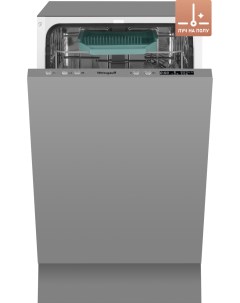 Посудомоечная машина встраиваемая узкая BDW 4544 D серебристый 432171 Weissgauff