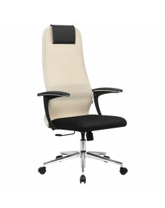 Кресло офисное Ultimate EX 801 черный бежевый 532919 Brabix