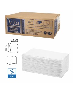 Полотенца бумажные Эконом слоев 1 листов 250 шт 20 шт NV 250N1 Vita