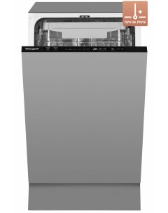Посудомоечная машина встраиваемая узкая BDW 4536 D INFO LED серебристый 431766 Weissgauff