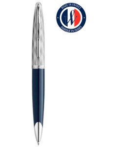 Ручка шариковая автомат Carene L Essence du Bleu цвет чернил синий Латунь подарочная упаковка CW2166 Waterman