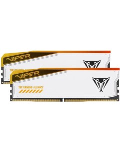 Комплект памяти DDR5 DIMM 32Gb 2x16Gb 6000MHz CL36 1 35V Viper Elite 5 RGB TUF Gaming Alliance PVER5 Patriot memory