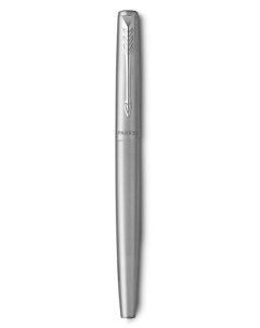 Ручка перьевая Jotter Core F61 Stainless Steel CT M нержавеющая сталь колпачок блистер 2031012 Parker