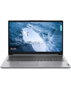 Ноутбук IdeaPad 1 15IAU7 15 6 1920x1080 Intel Core i3 1215U 1 2 ГГц 8Gb RAM 256Gb SSD без OC серый 8 Lenovo