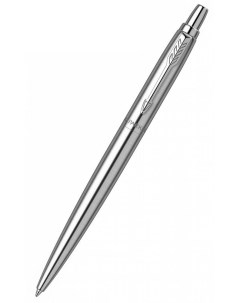 Ручка шариковая автомат Jotter Monochrome XL SE20 цвет чернил синий нержавеющая сталь подарочная упа Parker