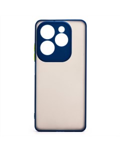 Чехол накладка PC041 для смартфона Infinix Hot 40 Pro силикон темно синий 227010 Activ
