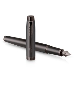 Ручка перьевая IM Monochrome F328 Bronze PVD M Латунь колпачок подарочная упаковка CW2172959 Parker
