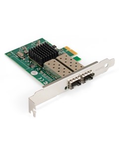 Сетевая карта EXE 82576 F2 2xSFP 1 Гб с PCI E Retail EX296229RUS Exegate