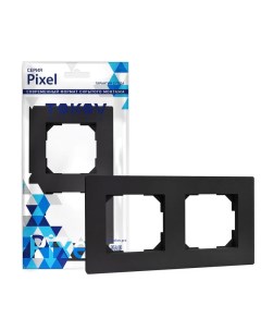 Рамка Pixel 2 поста карбон TKE PX RM2 C14 Tokov electric