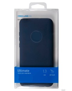 Чехол Ultimate для смартфона Infinix Hot 12 Play силикон синий УТ000032274 Red line
