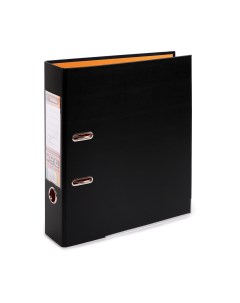 Папка регистратор А4 карман картон оранжевый черный ЕС100262112 Expert complete